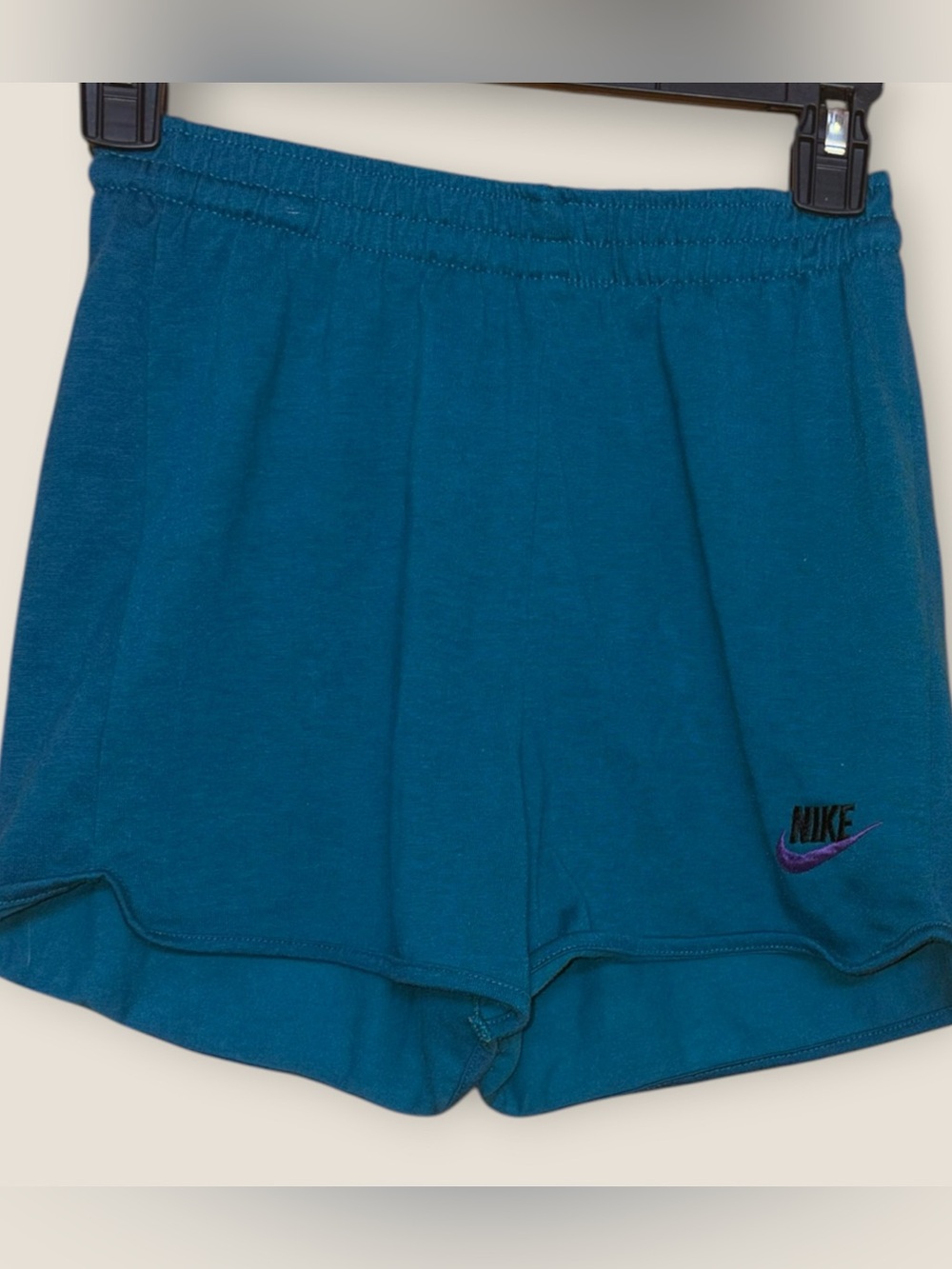 Vintage 90s Nike Women’s Teal Elastic Waist Athletic Shorts